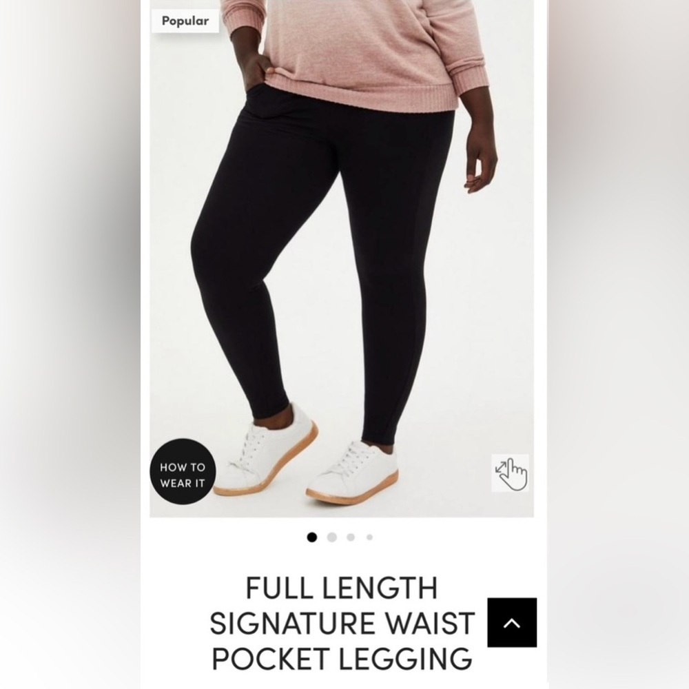 Torrid Black Classic Leggings